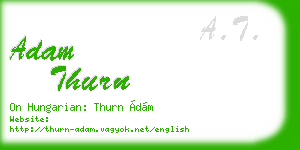 adam thurn business card