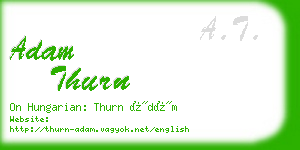 adam thurn business card